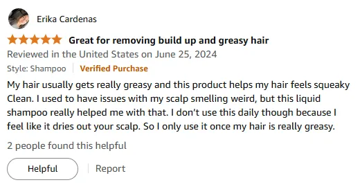 My Greasy Hair Savior: Squeaky Clean Shampoo Eliminates Scalp Odor
