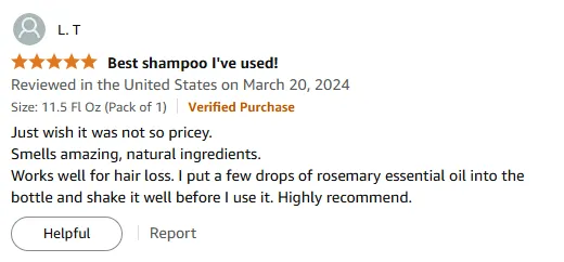 My Go-To Natural Shampoo for Hair Loss & Amazing Fragrance