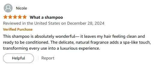 My Go-To Natural Fragrance Shampoo for Spa-Like Hair
