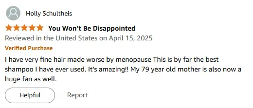 My Lifesaver for Menopause-Thinned Hair: Best Shampoo Ever!