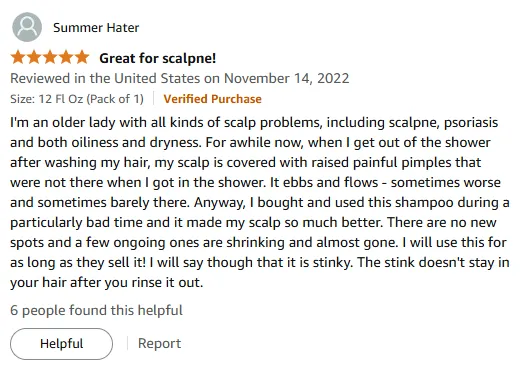 My Scalpne & Psoriasis Savior: Stink-Free Shampoo Relief