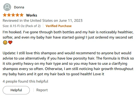 My Hair Transformation with Growth-Boosting Shampoo | Review