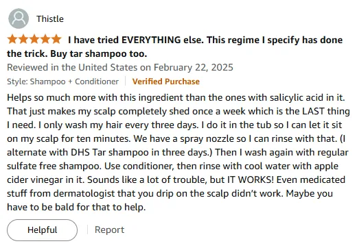 My Scalp Savior Shampoo Beats Salicylic Acid