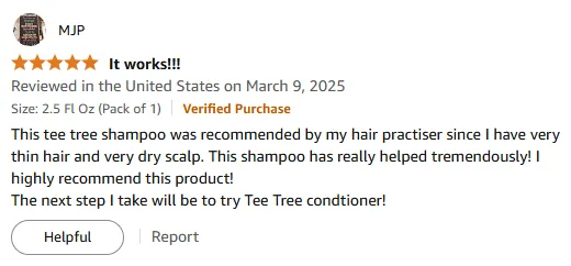 My Tea Tree Shampoo Saved Thin Hair & Dry Scalp