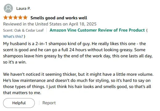 My Go-To 2-in-1 Shampoo for 24-Hour Freshness