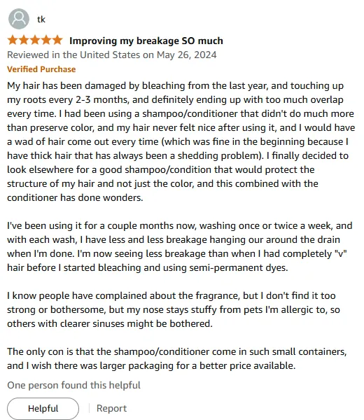 My Damaged Hair Savior - Repairing Shampoo Review