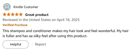 My Hair Feels Fuller & Silky Now!