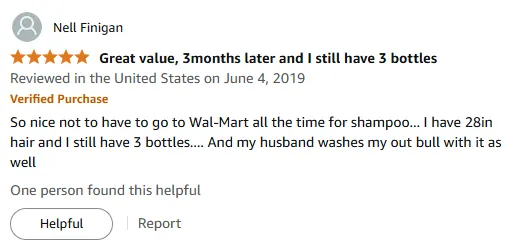My Long Hair Loves This Bulk Shampoo Value!