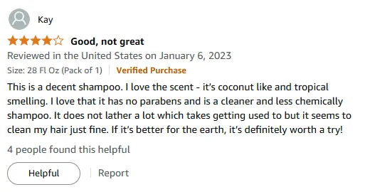 My Eco Shampoo Love: Coconut Clean Hair