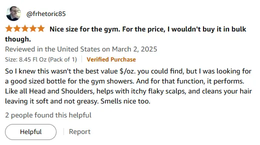 My Gym Shower Savior: Head & Shoulders Ends Flakes
