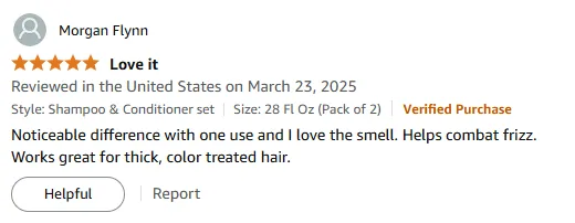 My Frizz-Free Hair Miracle with Amazing Scent!