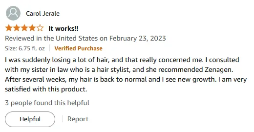 My Zenagen Hair Loss Turnaround: Regrowth Success