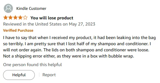 My Leaky Shampoo Disaster: Wasted Product Warning