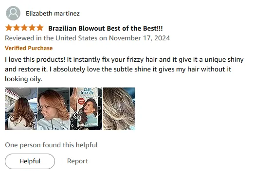 My Instant Frizz Fix for Shiny Restored Hair