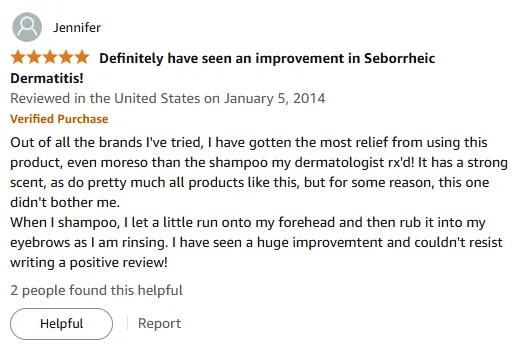 My Shampoo Outperforms Prescription for Scalp & Eyebrows