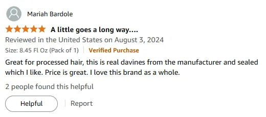 My Davines Shampoo Savior for Processed Hair