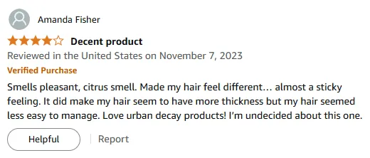 My Urban Decay Shampoo: Citrus Freshness & Thicker Hair Dilemma