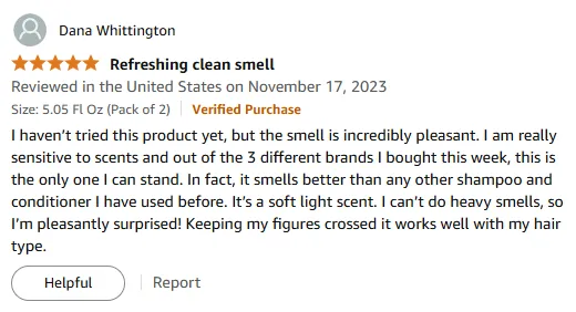 My Fragrance-Sensitive Win: Light-Scent Shampoo Triumph!