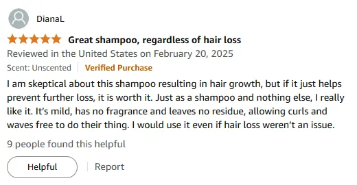 My Fragrance-Free Shampoo Prevents Hair Loss & Boosts Curls