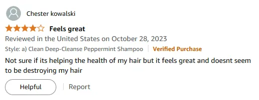 Love How My Hair Feels with This Shampoo!