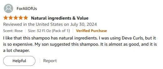My Natural Shampoo Switch: Cheaper Deva Curl Alternative