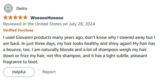 My Revived Shine & Bounce: Giovanni Shampoo Win!