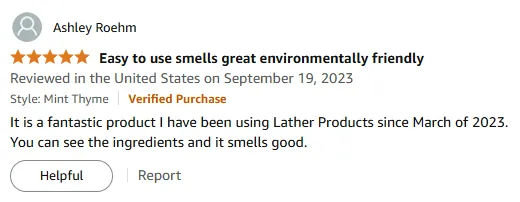 My Favorite Shampoo: Natural Ingredients, Great Scent