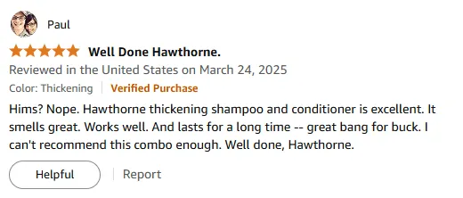 My Hair Transformation with Hawthorne Thickening Shampoo