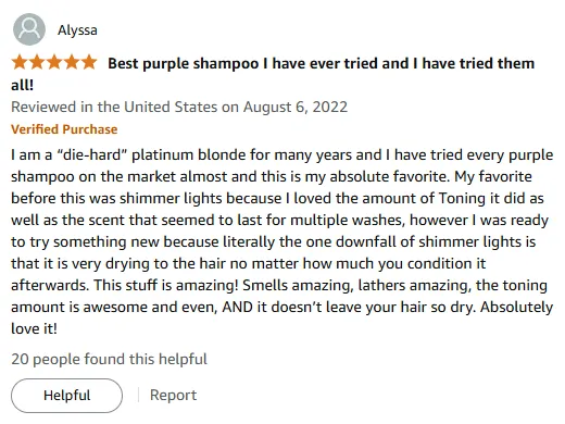 My Holy Grail Purple Shampoo for Vibrant Platinum Blonde