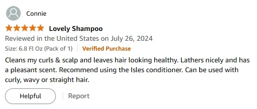 My Curly Hair Savior: Clean Scalp & Healthy Shine Shampoo