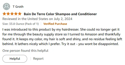 My Color-Safe Shampoo for Soft Shiny Hair