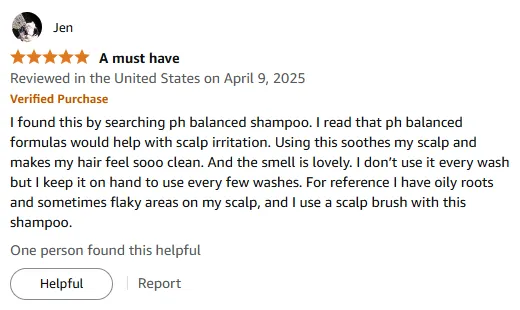 My Scalp Soothing pH Shampoo for Clean Hair