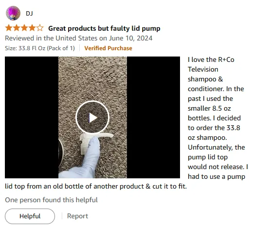 My R+Co Television Shampoo Review with Pump Fix