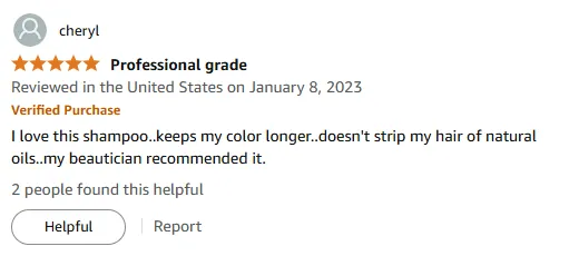 I Love My Beautician's Color-Locking Shampoo for Healthy Hair