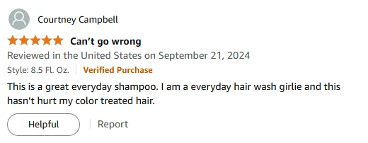 My Go-To Shampoo for Color Treated Hair Daily Use