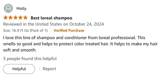 I Love Loreal Shampoo for Soft, Protected Hair
