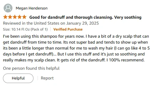 My Go-To Shampoo for Soothing Dry Scalp and Dandruff