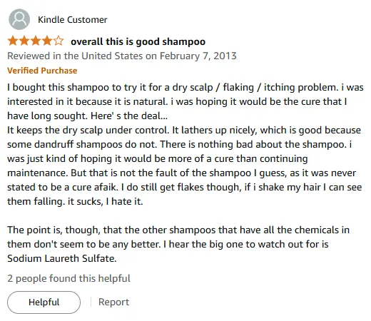 My Natural Shampoo Review for Dry Scalp Control