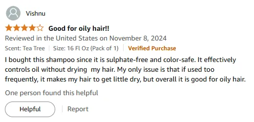 My Sulphate-Free Shampoo Review for Oily Hair Control