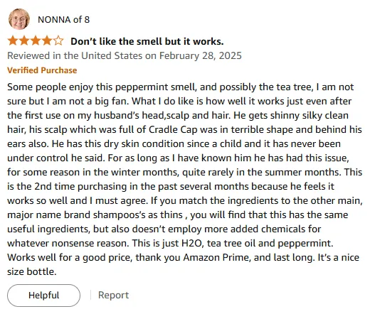My Shampoo Success with Cradle Cap Treatment