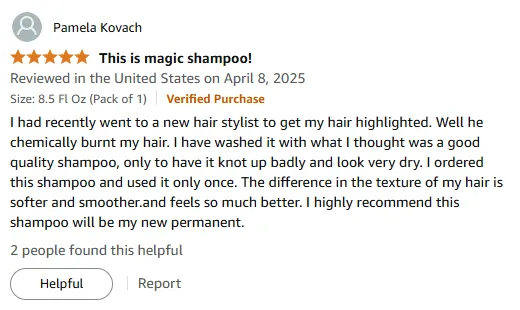 My Miracle Shampoo for Chemically Damaged Hair