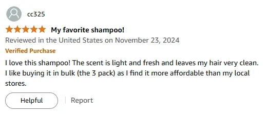 My Shampoo Review: Fresh Scent and Bulk Savings