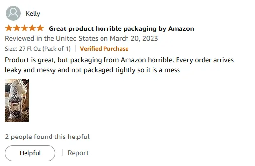 My Shampoo Savior Despite Amazon's Leaky Packaging