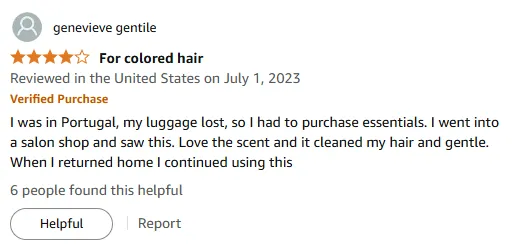 My Favorite Gentle Shampoo with Amazing Scent