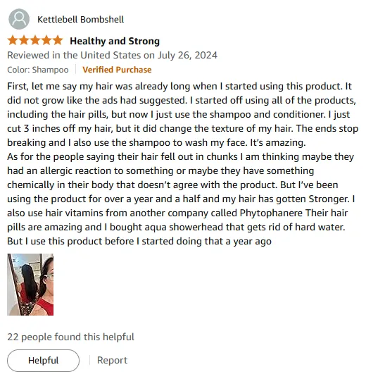 My Shampoo Transformed Hair Texture and Strength