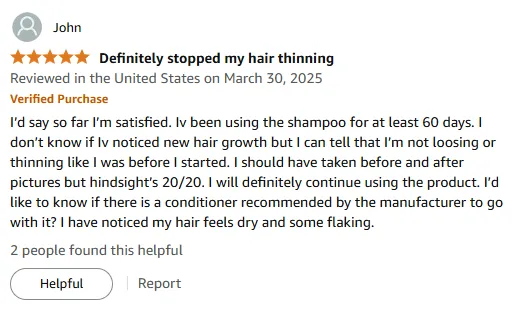 I Stopped Hair Loss with This Shampoo