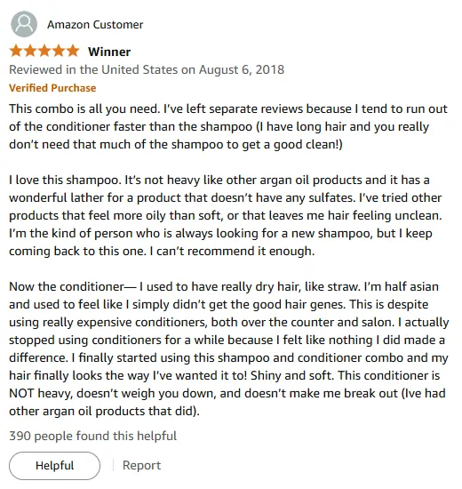 I Love This Sulfate-Free Argan Oil Shampoo for Soft Hair