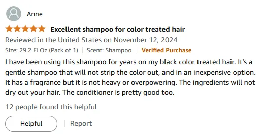 My Gentle Shampoo for Color Treated Hair Review