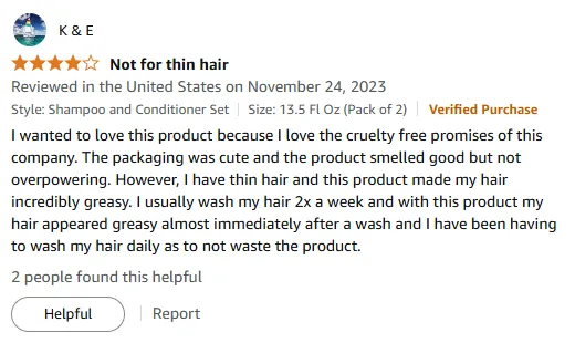 My Cruelty-Free Shampoo Struggle with Greasy Thin Hair