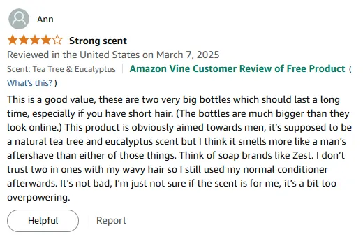 My Honest Review of Men's Tea Tree Shampoo Value